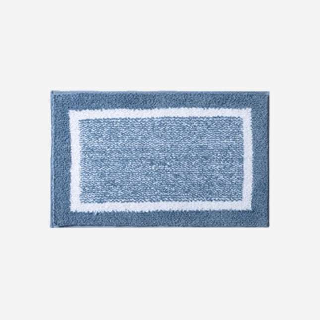 Měkká interiérová rohožka modrá