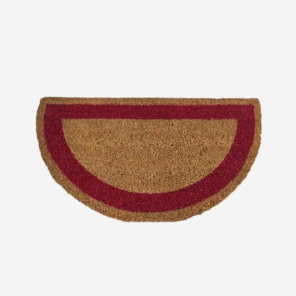 Půlkruhová rohožka z kokosového vlákna