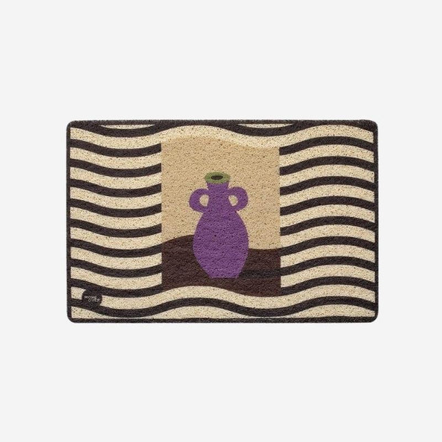 Interiérová rohožka s motivem vázy