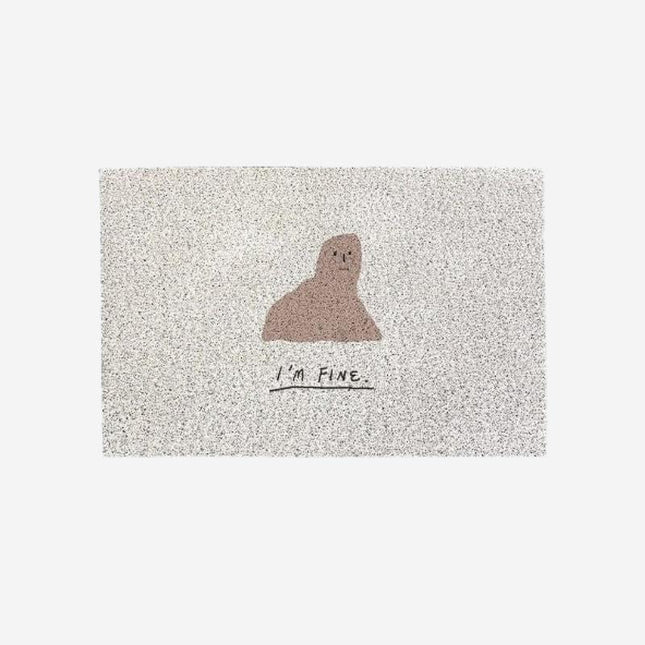 Moderní vnitřní rohožka I'm Fine