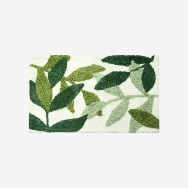 Vstupní rohožka s motivem listů