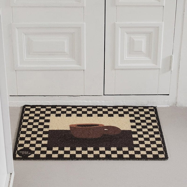 Elegantní rohožka s motivem šálku