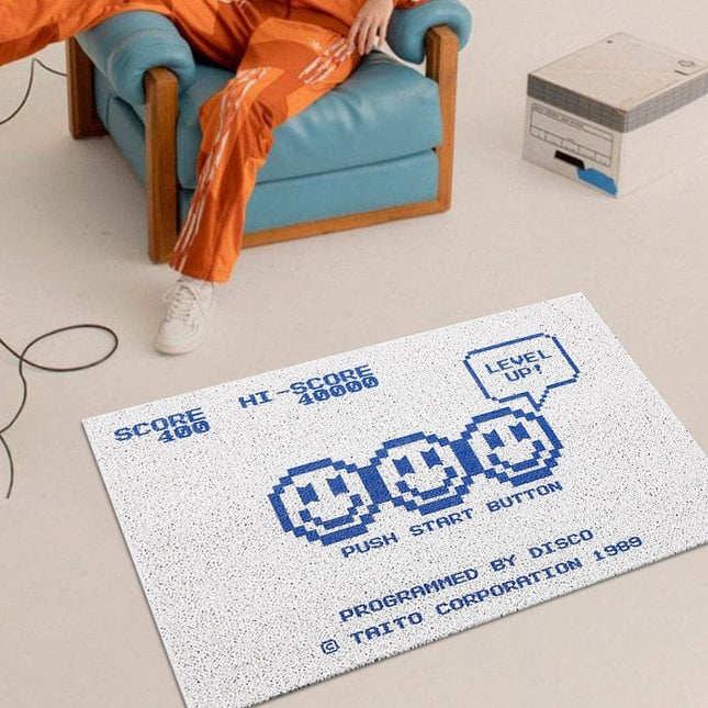 Retro rohožka s motivem videohry