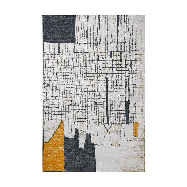 Moderní šedý koberec skandinávský design