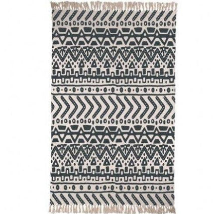 Skandinávský berberský koberec s třásněmi