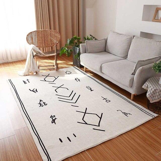 Berberský koberec z vlny a bavlny