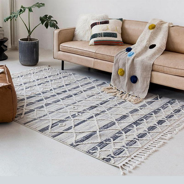 Hustý berberský koberec do obývacího pokoje