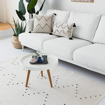 Berberská předložka k posteli s třásněmi