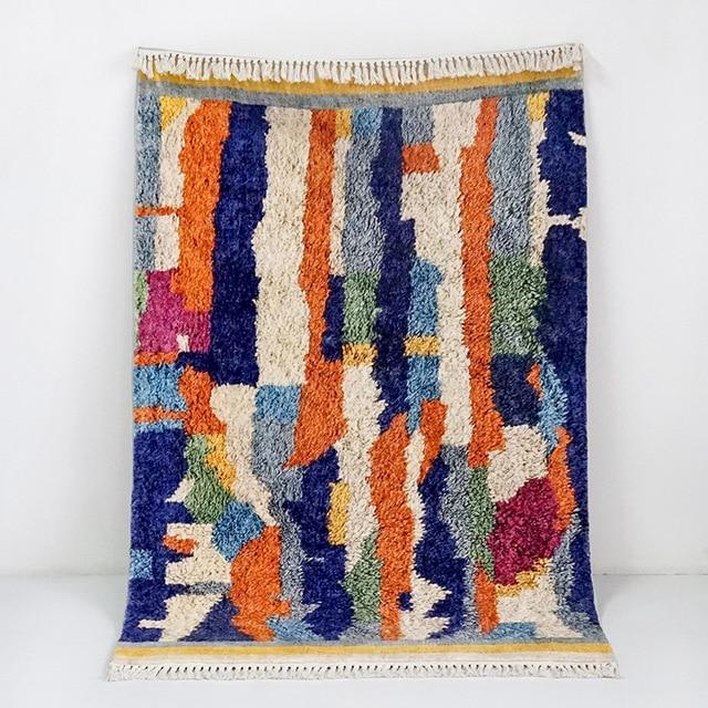 Moderní berberský koberec do jídelny