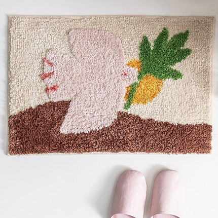 Měkká předložka s motivem ptáčka