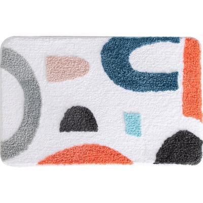 Koupelnová předložka s abstraktním motivem