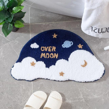 Dětská koupelnová předložka s motivem měsíce