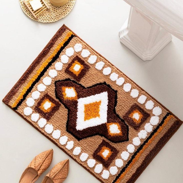 Koupelnová předložka v marockém stylu