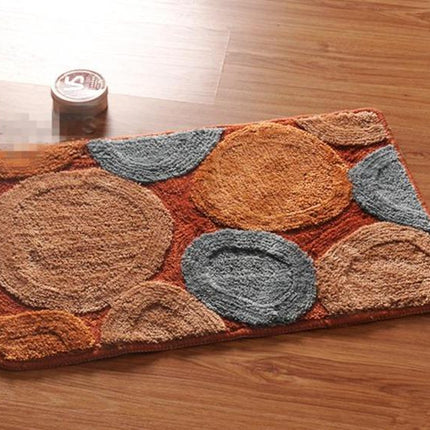 Hnědá předložka s motivem oblázků