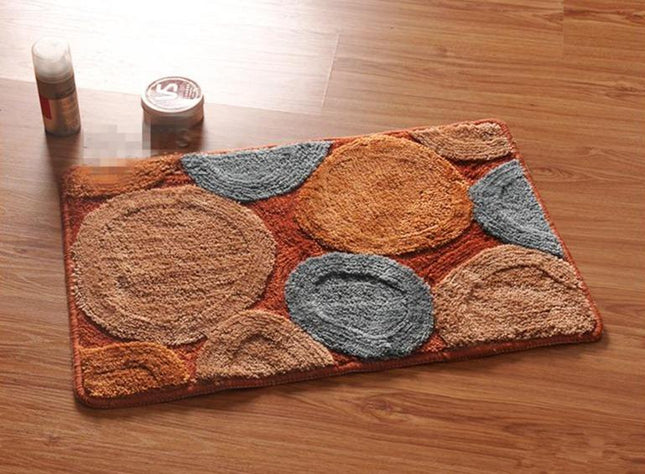 Hnědá předložka s motivem oblázků