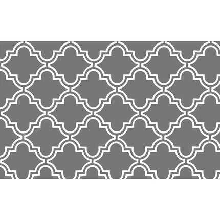 Elegantní kuchyňský koberec s mřížkou