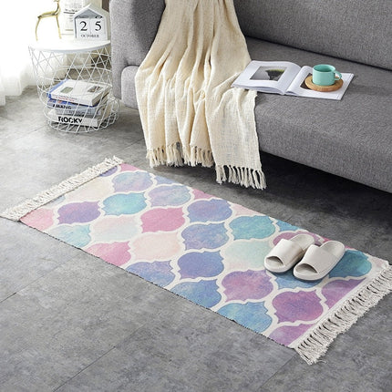 Barevný koberec s marockým vzorem