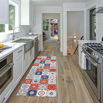 Pracovní kuchyňský koberec se vzorem dlaždic