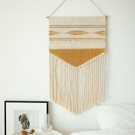 Nástěnný gobelín v barvě camel boho
