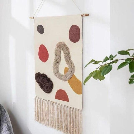 Designový nástěnný koberec v boho stylu