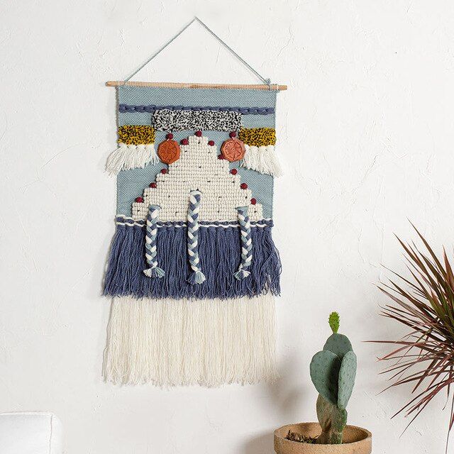 Tkaný gobelín v thajském stylu