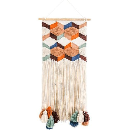 Barevný tkaný gobelín na zeď