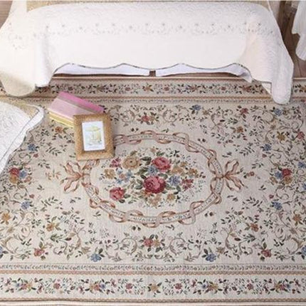 Perský koberec do ložnice květinový