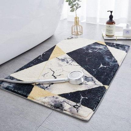 Předložka s geometrickým mramorovým efektem