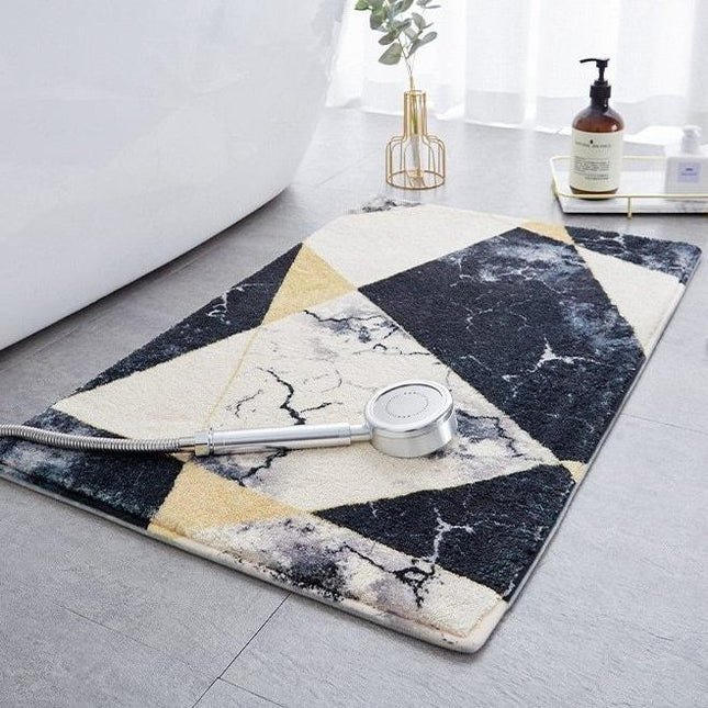 Předložka s geometrickým mramorovým efektem