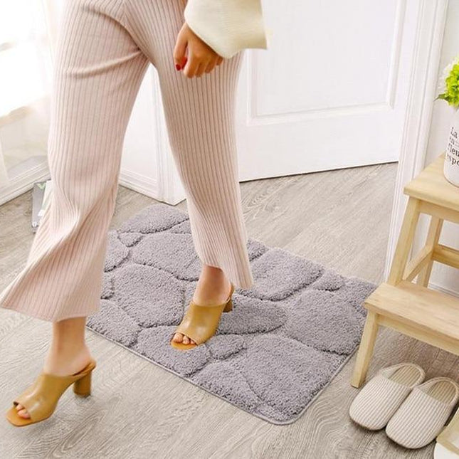 Koupelnová předložka s 3D oblázkovým efektem