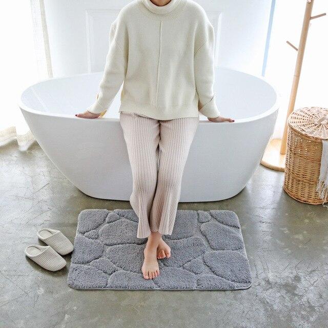 Koupelnová předložka s 3D oblázkovým efektem