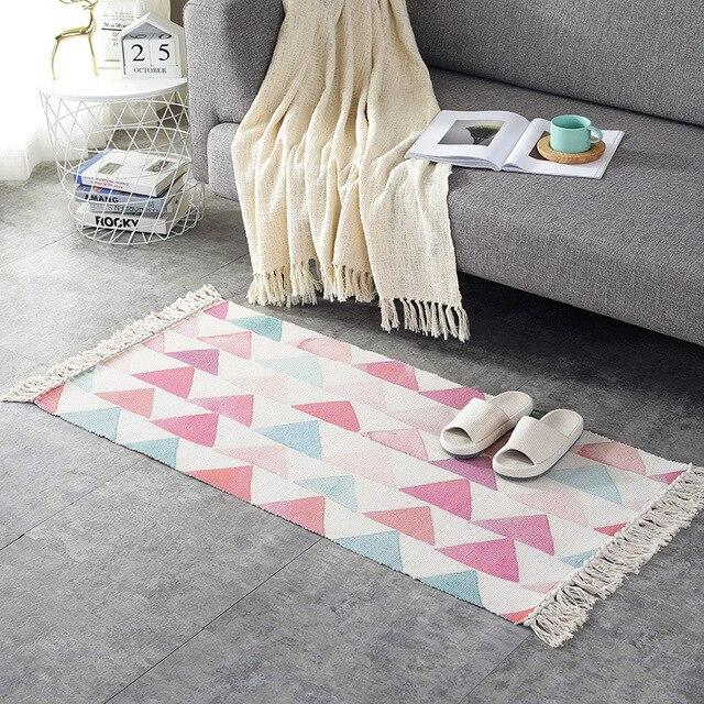 Boho chic běhoun s trojúhelníky