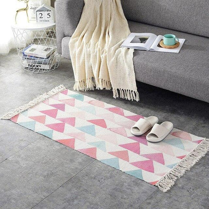 Boho chic běhoun s trojúhelníky