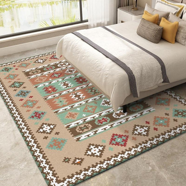 Koberec do obýváku v etnickém stylu