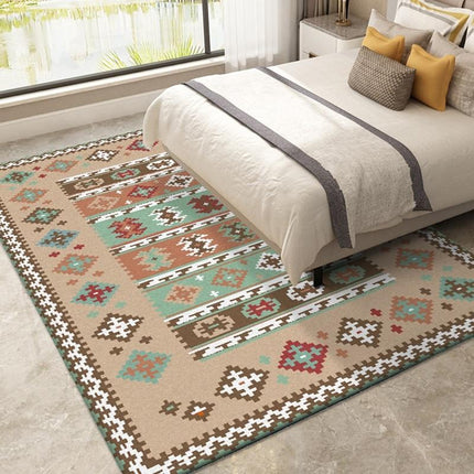 Koberec do obýváku v etnickém stylu