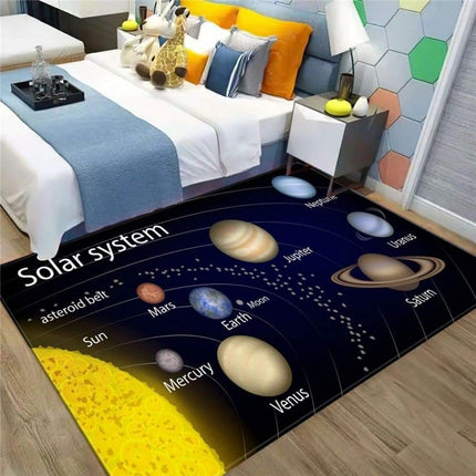 Vzdělávací koberec sluneční soustava pro děti