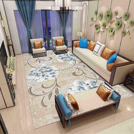 Vintage koberec s květinovým vzorem